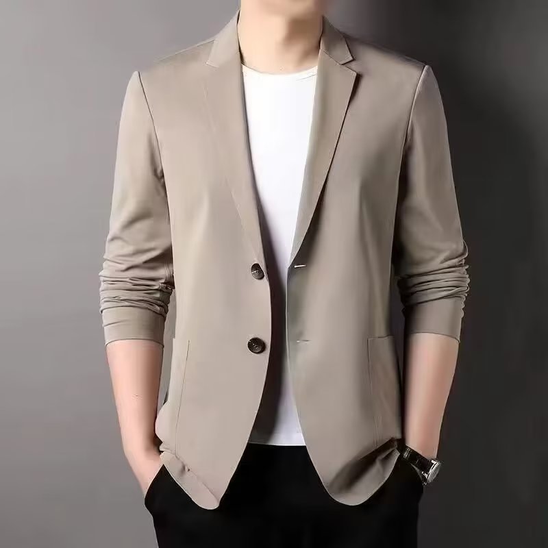 SF0120 Summer ice silk suit men's ultra-thin casual sun protection clothing small suit light spring and autumn single western jacket top