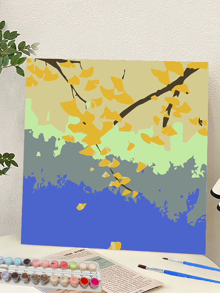 YL-37262 digital oil painting landscape Dafen Village hand-painted mathematics oil painting coloring oil painting flower flower oil painting wholesale