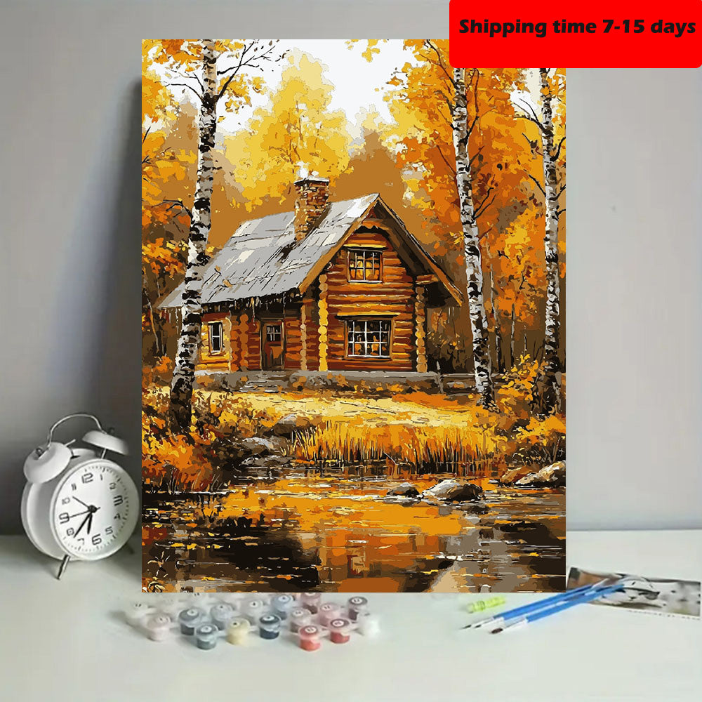 YL-31514 diy digital oil painting factory wholesale cute small animals hand-painted oil painting decorative painting stall