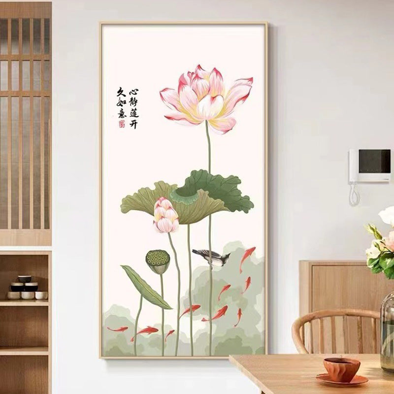 YL-37199 prosperous digital oil painting handmade DIY coloring painting flowers oil paint filling hand-painted healing series factory wholesale