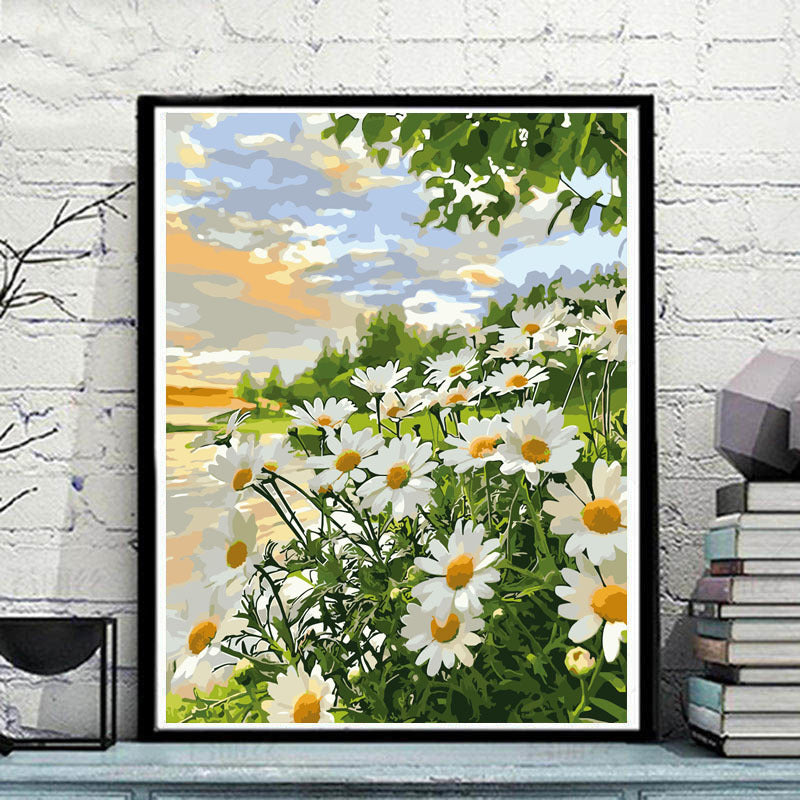 YL-35039 Cat digital oil painting DIY coloring painting handmade watercolor hand-painted art landscape anime cartoon painting