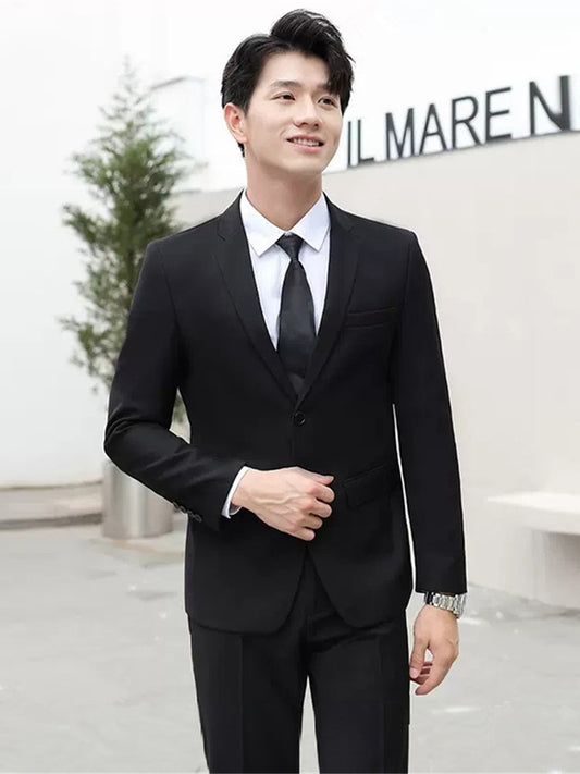 SF0113 groom suit jacket men's light mature style wedding dress business professional formal suit groomsmen suit Korean version slim suit