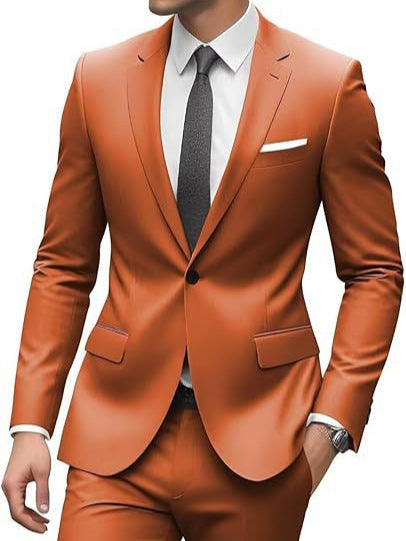 A0086 Men's Ceremony Wedding Groom Best Man Conference Banquet Two-piece Suit Suit Wedding Business Dinner Dress