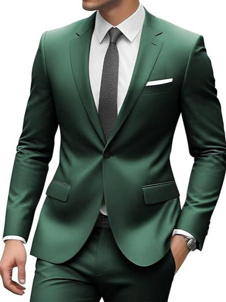 A0088 Men's Ceremony Wedding Groom Best Man Conference Banquet Two-piece Suit Suit Wedding Business Dinner Dress