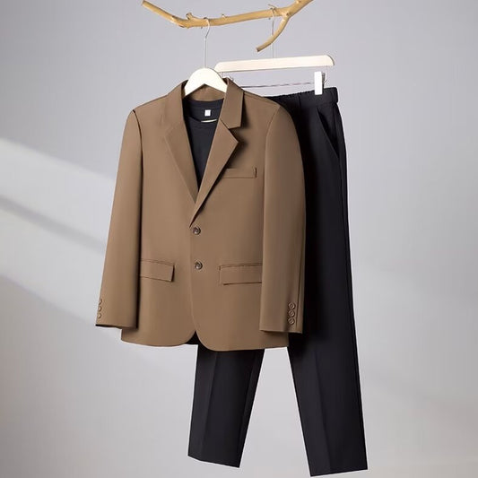 SF0118 groom suit jacket men's light mature style wedding dress business professional formal suit groomsmen suit Korean version slim suit