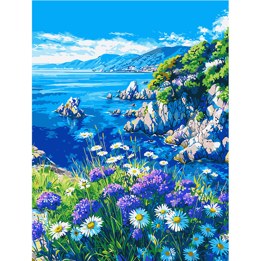 YL-34521 diy digital oil painting Chinese style auspicious meaning fruit wealth rolling painting living room bedroom decoration