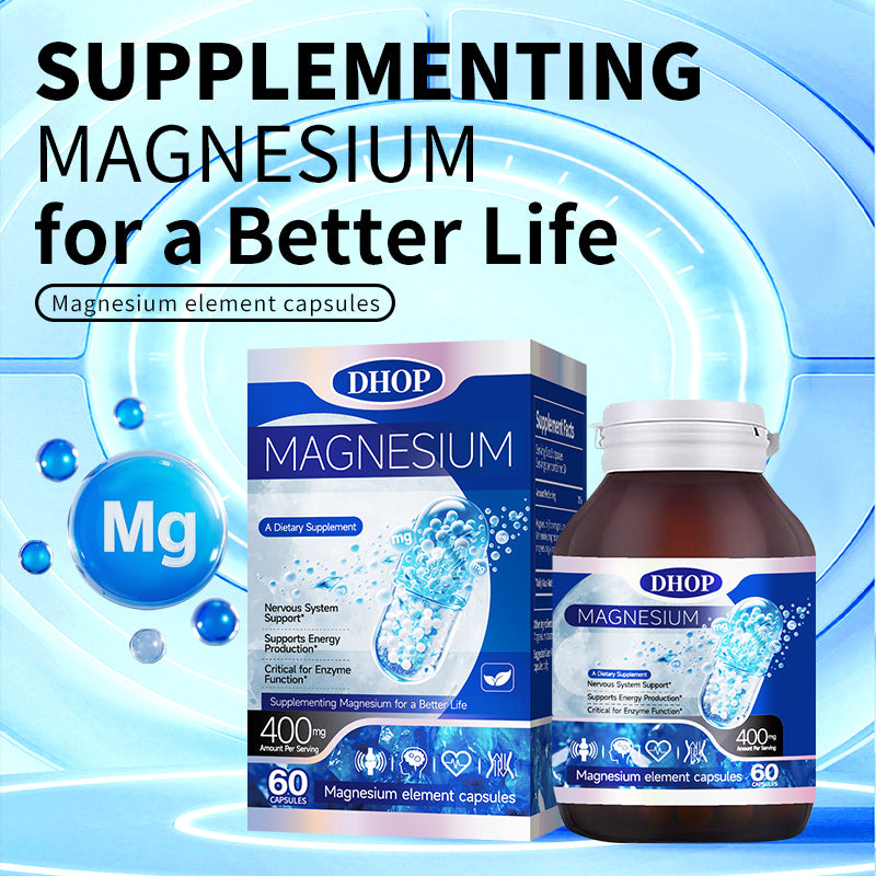 Magnesium Capsules – Daily Mineral Supplement