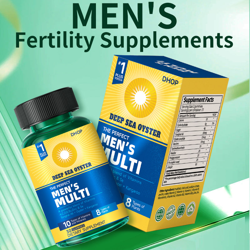 Maca & Oyster Peptide Gummies – Men’s Daily Dietary Supplement