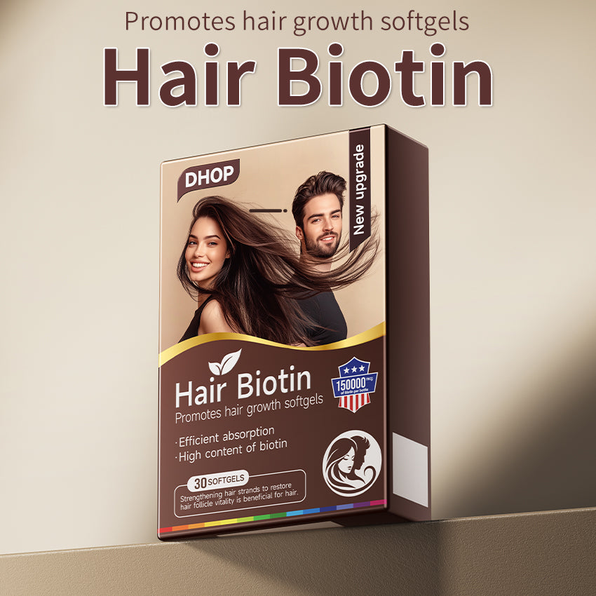 Biotin Softgels – Hair, Skin & Nail Daily Supplement