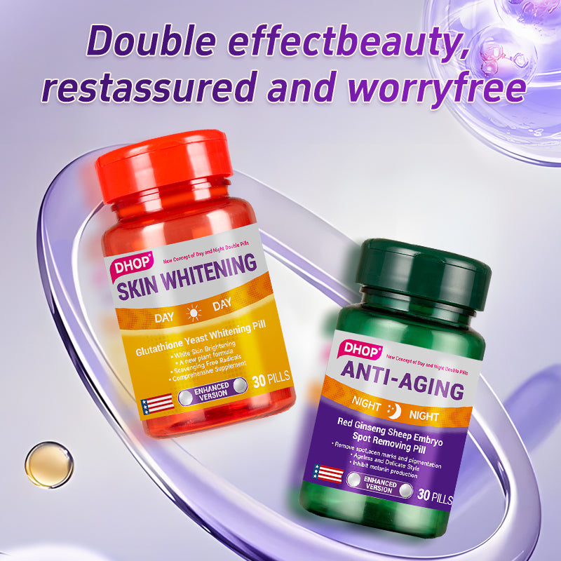 Ginseng & Glutathione Capsules – Beauty Nutrition Combo Pack