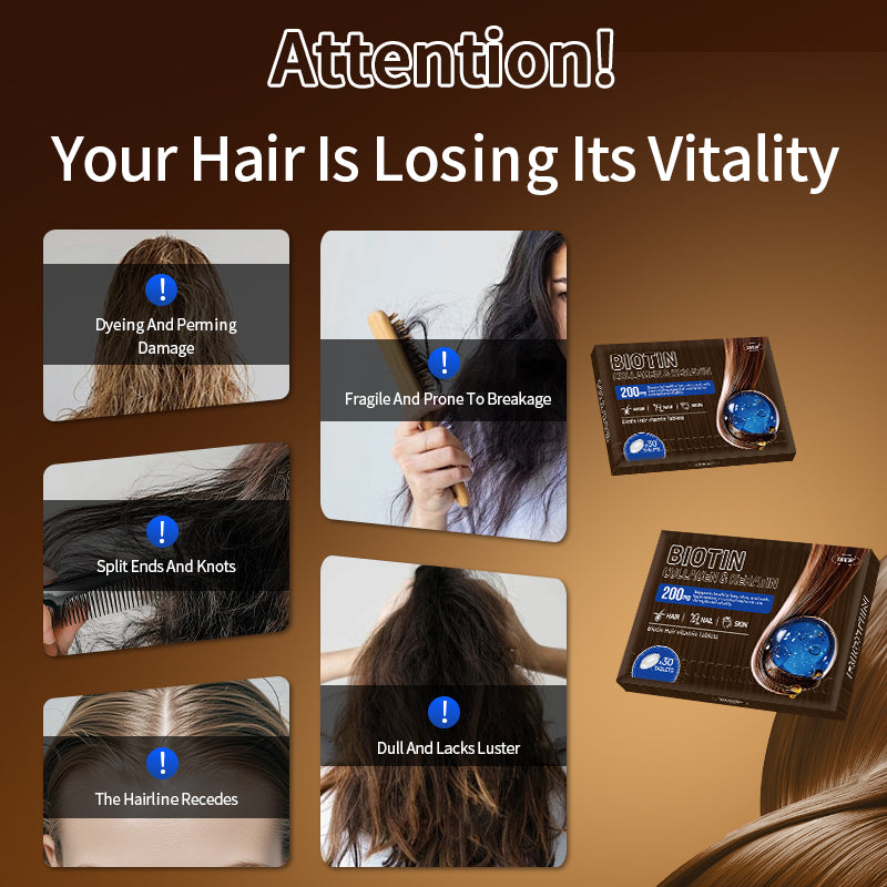 Biotin & Keratin Tablets – Hair Care Nutrition Supplement
