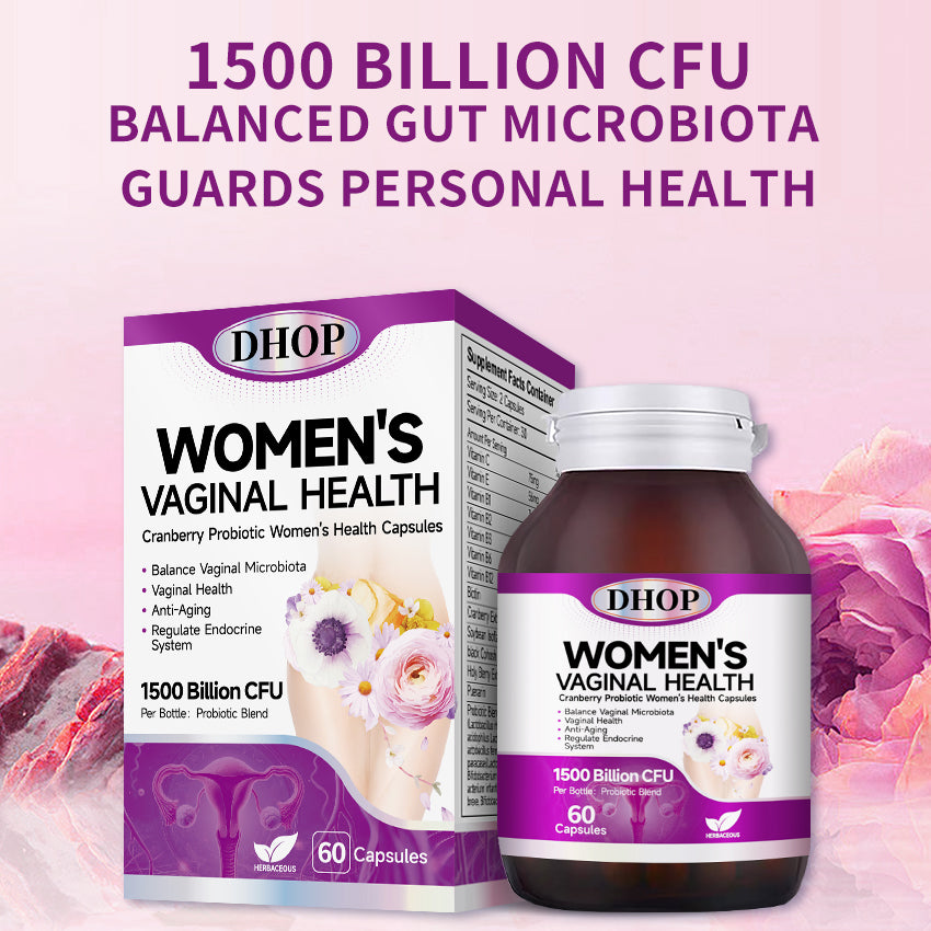 Cranberry Probiotic Capsules – Women’s Intimate Care Supplement