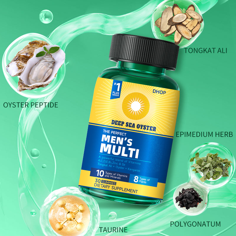 Maca & Oyster Peptide Gummies – Men’s Daily Dietary Supplement