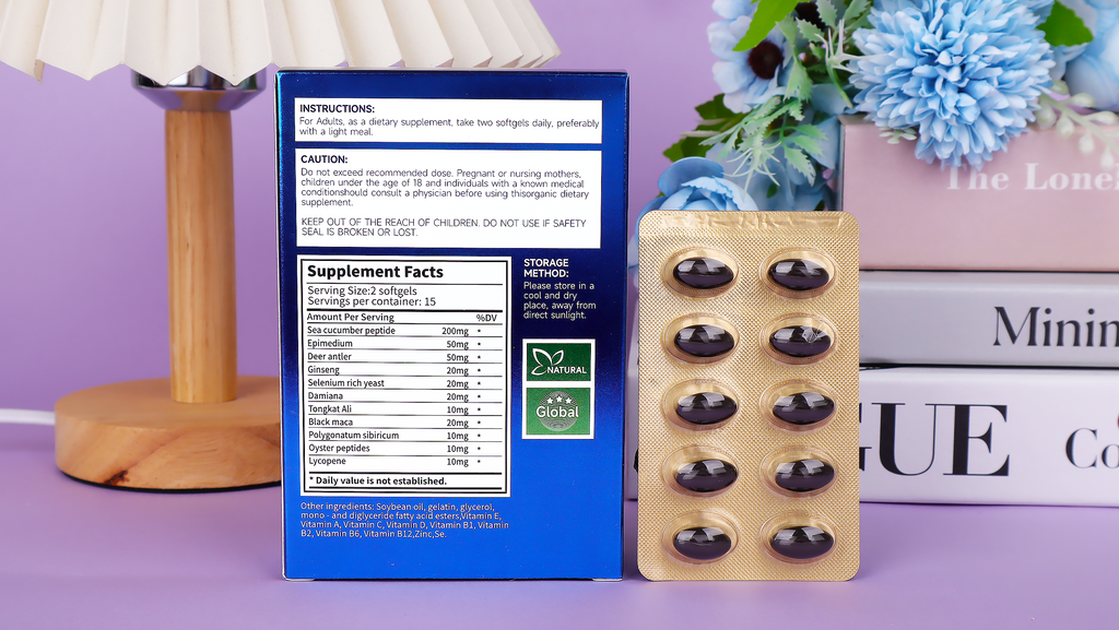 Sea Cucumber & Oyster Complex Capsules – Men’s Nutrition Supplement
