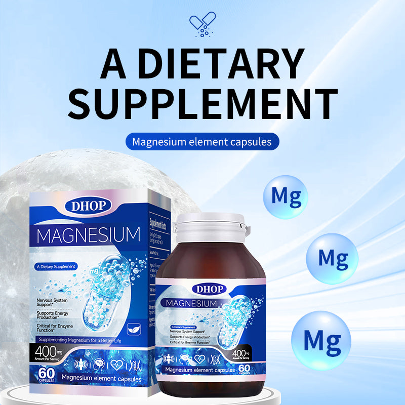 Magnesium Capsules – Daily Mineral Supplement