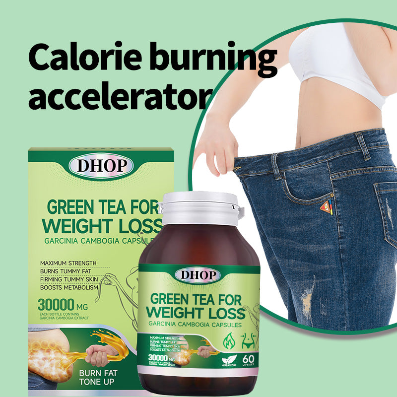 Green Tea & Botanical Blend Capsules – Daily Herbal Supplement