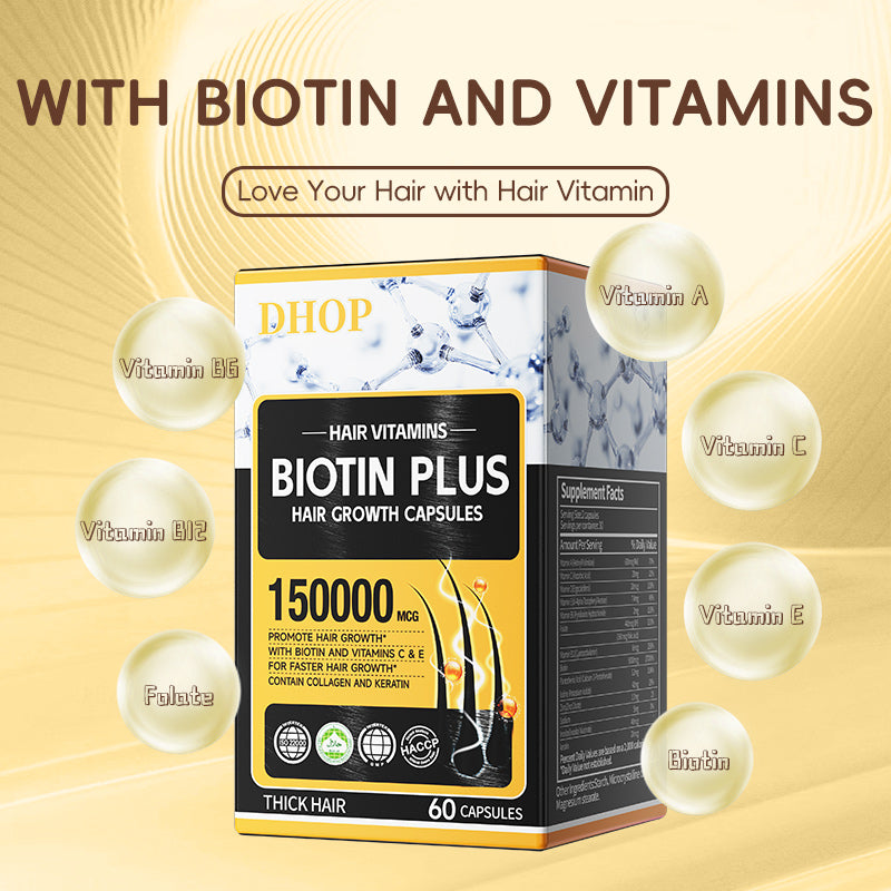 Biotin Capsules – Hair & Nail Nutrition Supplement