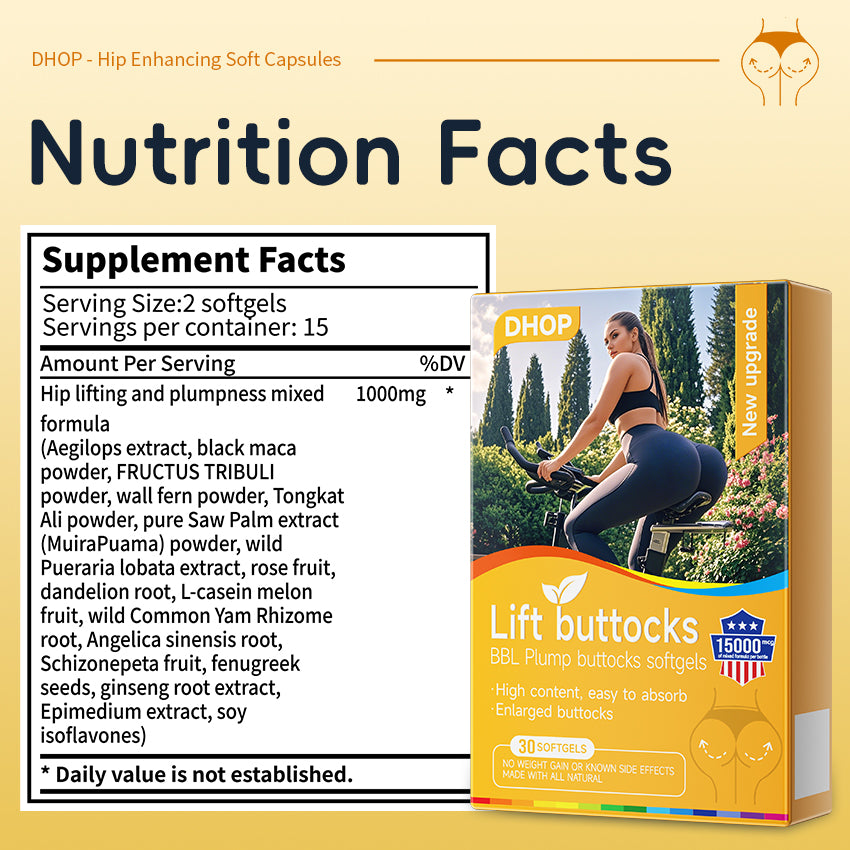 Body Shape Support Soft Capsules – Daily Nutrition Supplement