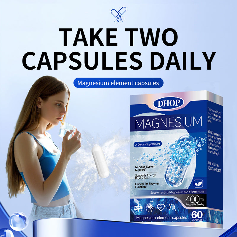 Magnesium Capsules – Daily Mineral Supplement