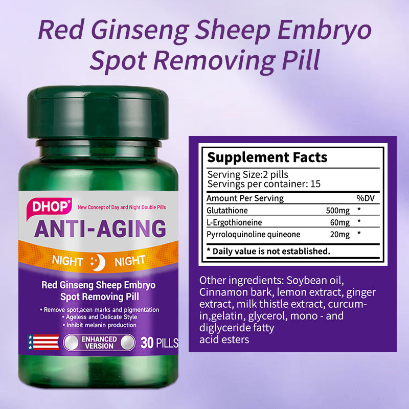 Ginseng & Glutathione Capsules – Beauty Nutrition Combo Pack