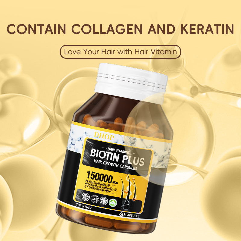 Biotin Capsules – Hair & Nail Nutrition Supplement