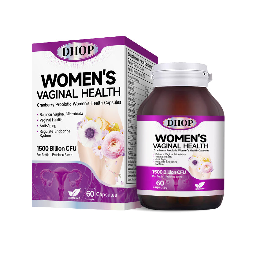 Cranberry Probiotic Capsules – Women’s Intimate Care Supplement