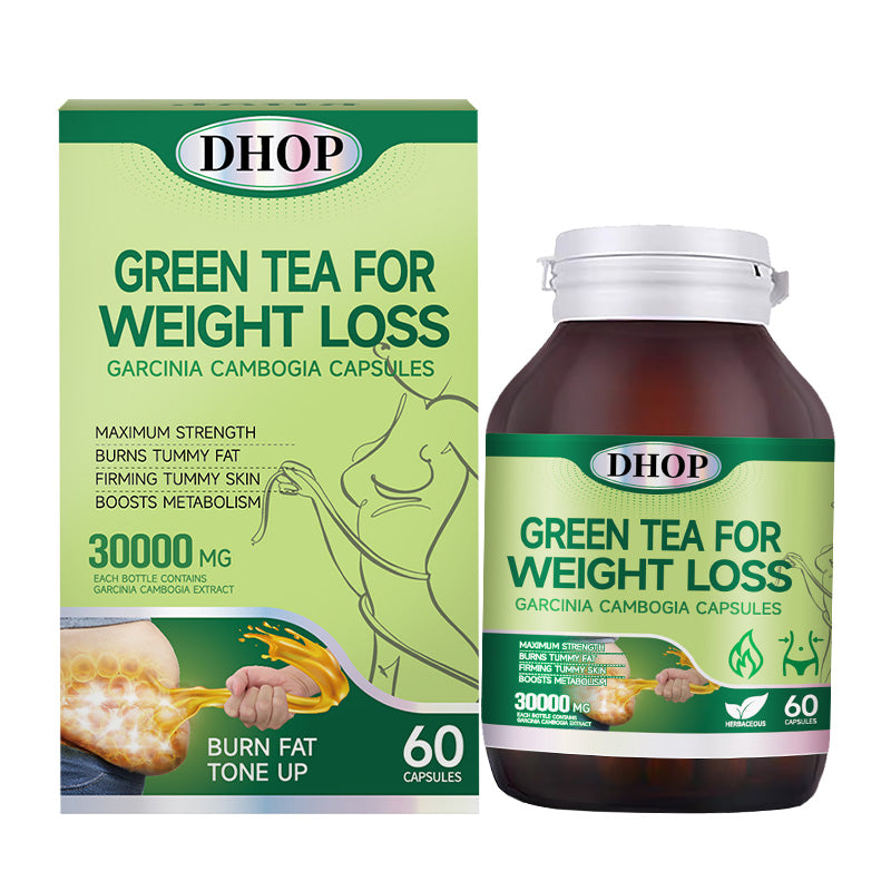 Green Tea & Botanical Blend Capsules – Daily Herbal Supplement