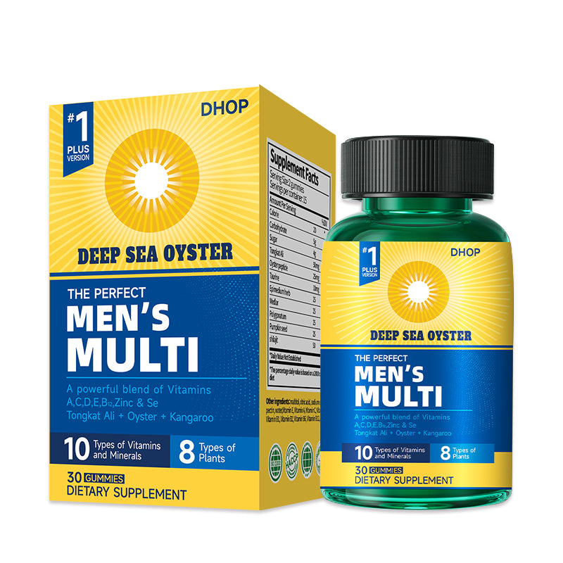 Maca & Oyster Peptide Gummies – Men’s Daily Dietary Supplement
