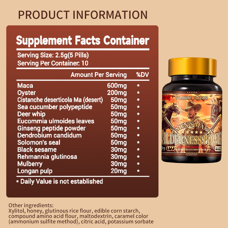 Dendrobium, Ginseng & Herbal Complex Tablets – Men’s Daily Supplement