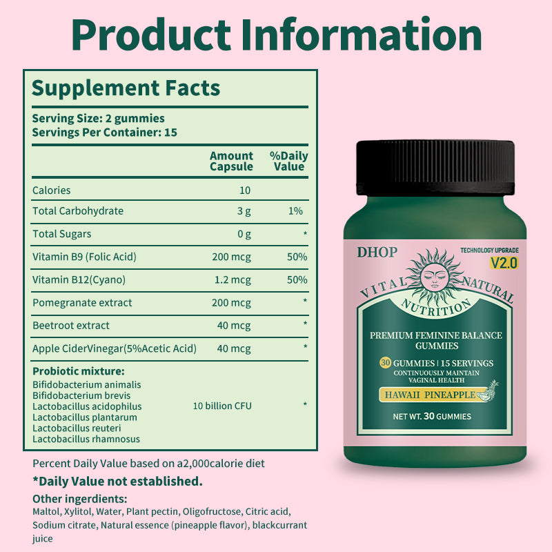 Feminine Balance Gummies – Women’s Intimate Wellness Supplement