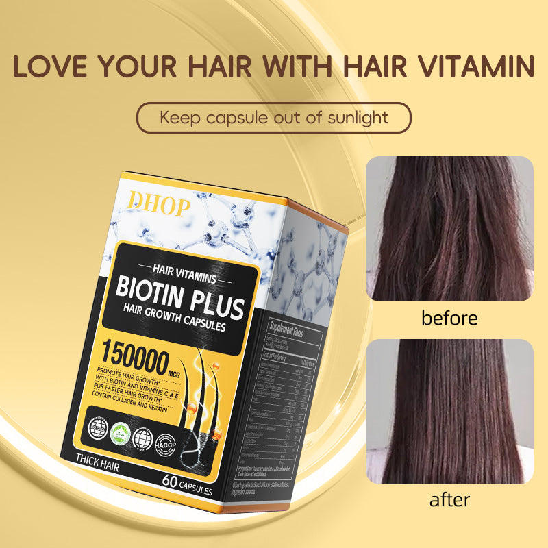 Biotin Capsules – Hair & Nail Nutrition Supplement