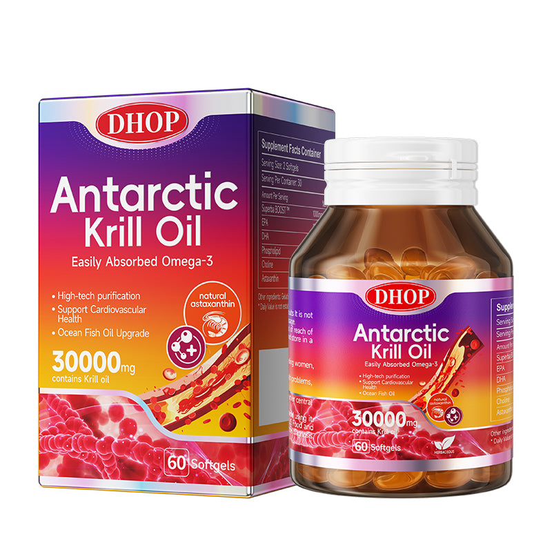 Antarctic Krill Oil Soft Capsules – Omega Nutrition Supplement