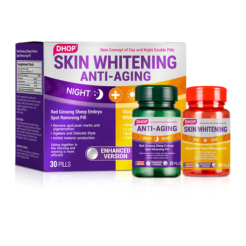 Ginseng & Glutathione Capsules – Beauty Nutrition Combo Pack