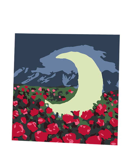 YL-37089 digital oil painting landscape Dafen Village hand-painted mathematical oil painting coloring oil painting flower flower oil painting wholesale