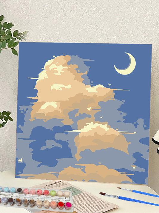 YL-37120 digital oil painting landscape Dafen Village hand-painted mathematical oil painting coloring oil painting flower flower oil painting wholesale