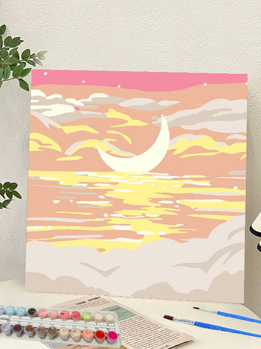YL-36886 digital oil painting landscape Dafen Village hand-painted mathematics oil painting coloring oil painting flower flower oil painting wholesale
