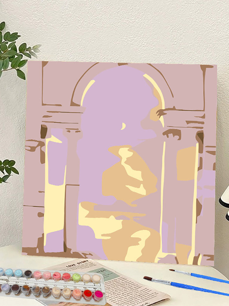 YL-37163 digital oil painting landscape Dafen Village hand-painted mathematical oil painting coloring oil painting flower flower oil painting wholesale