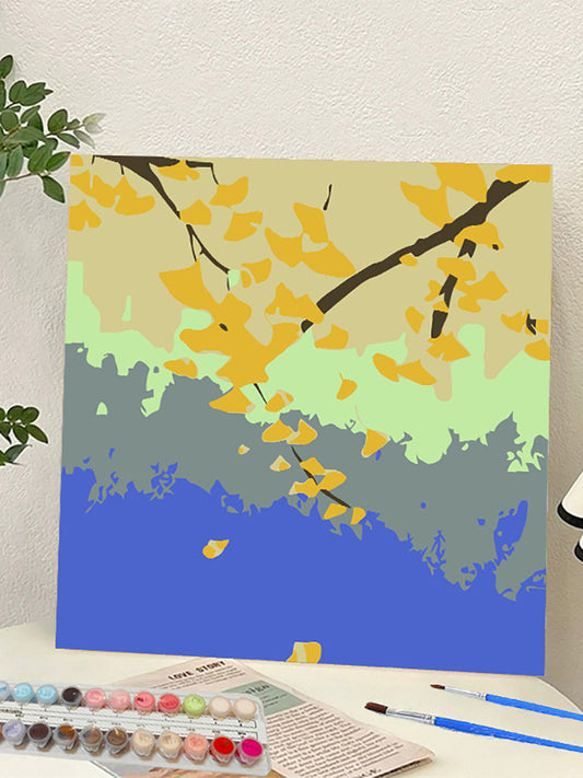 YL-37262 digital oil painting landscape Dafen Village hand-painted mathematics oil painting coloring oil painting flower flower oil painting wholesale