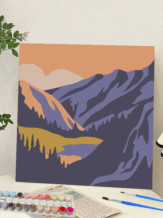 YL-37106 digital oil painting landscape Dafen Village hand-painted mathematical oil painting coloring oil painting flower flower oil painting wholesale