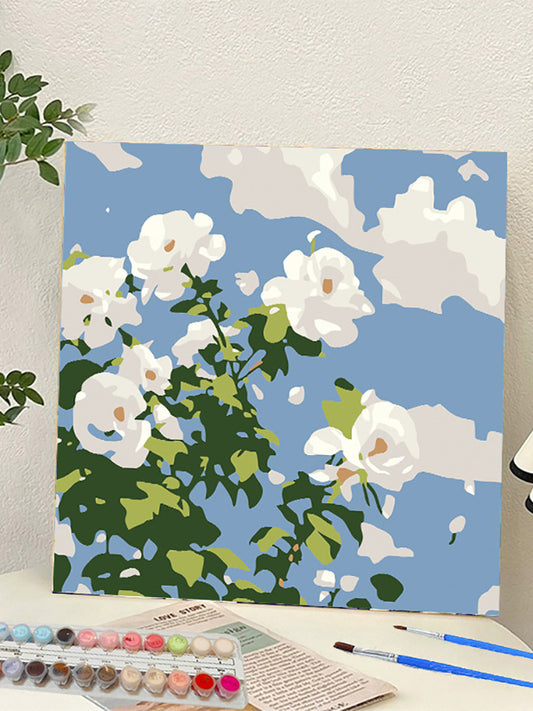 YL-37013 digital oil painting landscape Dafen Village hand-painted mathematical oil painting coloring oil painting flower flower oil painting wholesale