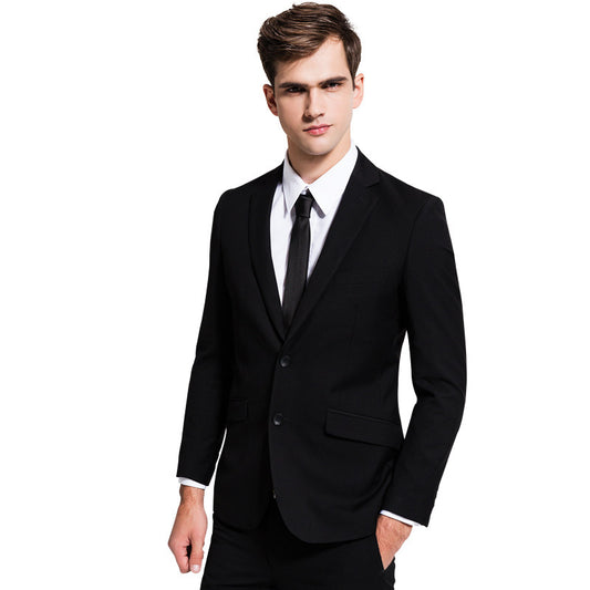 SF0111 Men's suit business suit black casual business suit men's slim suit factory direct supply