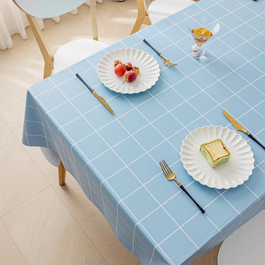 YL-36565 ins style net red PVC tablecloth waterproof and oil-proof disposable coffee table tablecloth rectangular light luxury diamond tablecloth wholesale