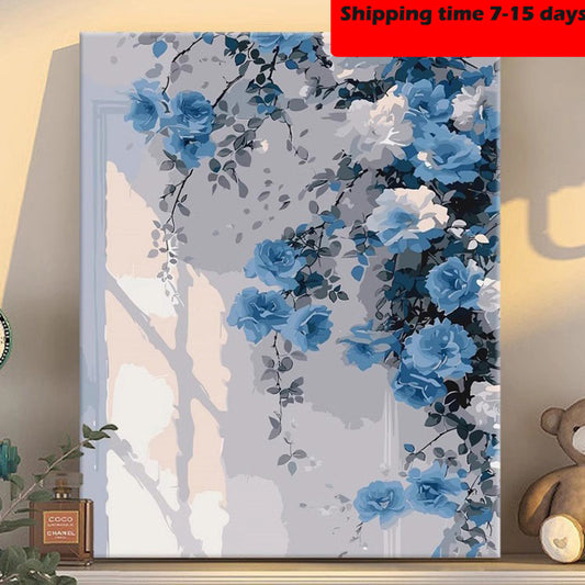 YL-37288 digital oil painting healing flower landscape hanging painting Amazon coloring handmade oil painting hand-painted diy acrylic coloring