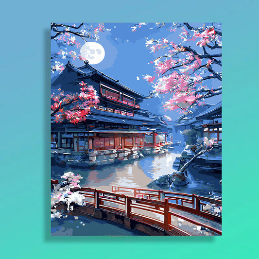 YL-35038 Cat digital oil painting DIY coloring painting handmade watercolor hand-painted art landscape anime cartoon painting