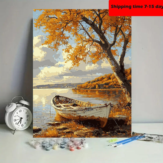 YL-31515 DIY digital oil painting manufacturers wholesale cute small animals hand-painted oil painting decorative painting stall