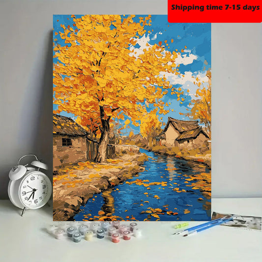 YL-31517 DIY digital oil painting manufacturers wholesale cute small animals hand-painted oil painting decorative painting stall