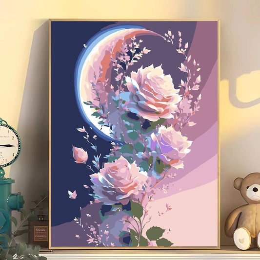 YL-35040 Cat digital oil painting DIY coloring painting handmade watercolor hand-painted art landscape anime cartoon painting