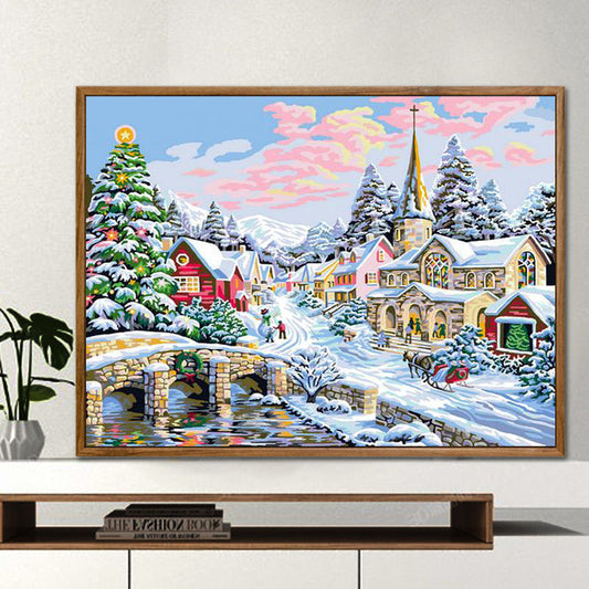 YL-35558 Cat digital oil painting DIY coloring painting handmade watercolor hand-painted art landscape anime cartoon painting