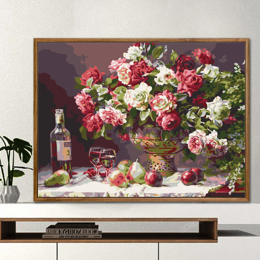 YL-36815 digital oil painting diy coloring landscape digital painting decompression hand-painted oil painting living room decoration painting palace