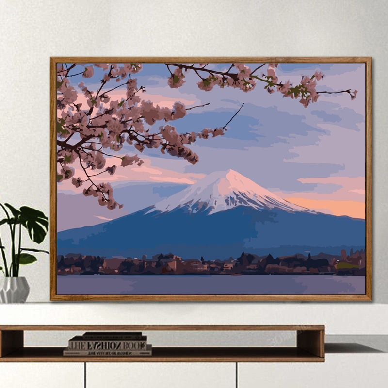 YL-37181 digital oil painting DIY coloring landscape digital painting decompression hand-painted oil painting living room decoration painting palace wholesale